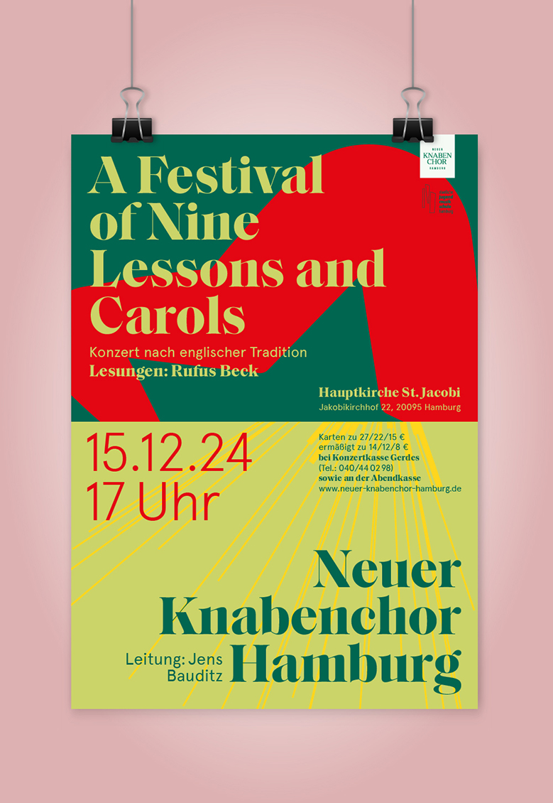 Lenz-Grafik-Neuer-Knabenchor-Plakat-Nine-Lessons-2024